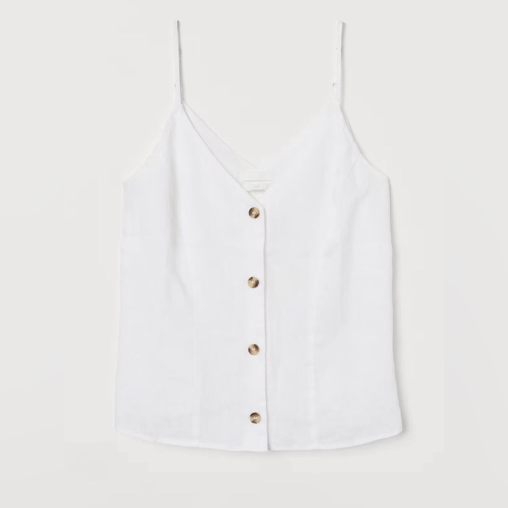 NWT H&M Linen Top